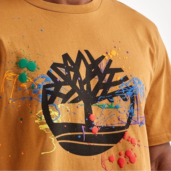 TIMBERLAND Paint Splat Pride Tee - Picture 3 of 7